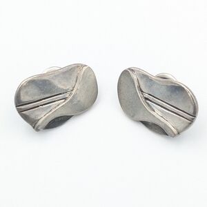 Vintage brutalist stud earrings